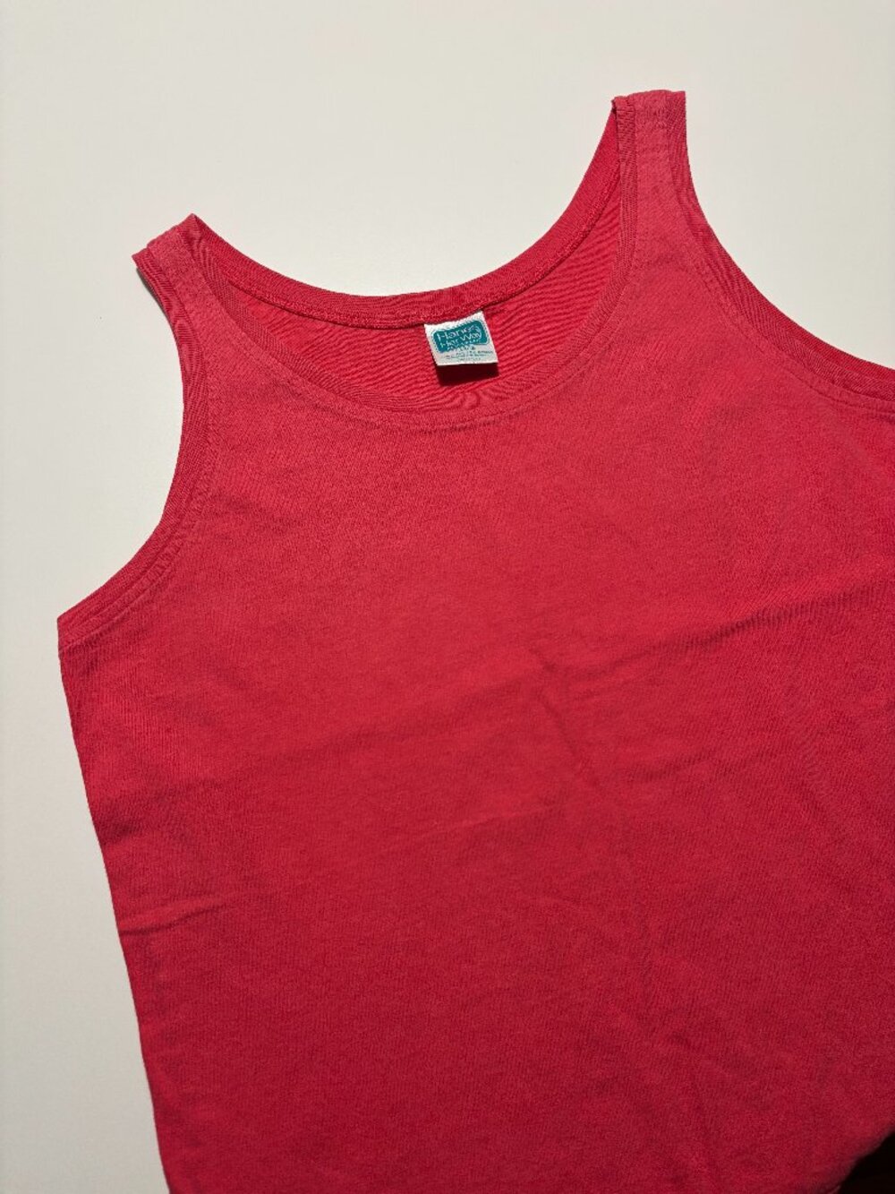 Hanes Her Way Pink Y2K Cotton Activewear Tank Top